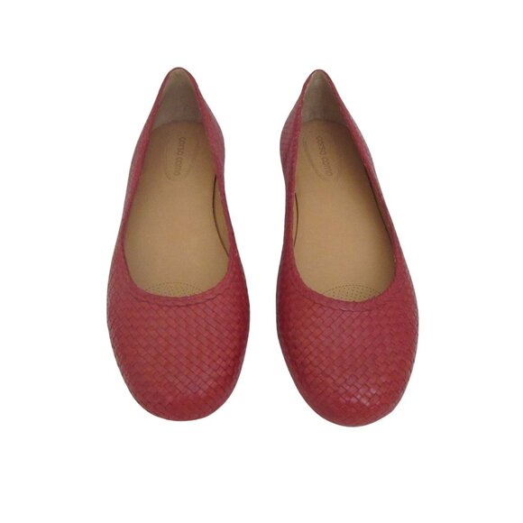 New, Corso Como Vero Cuoio Red Leather Flats Size 11M - Picture 2 of 5